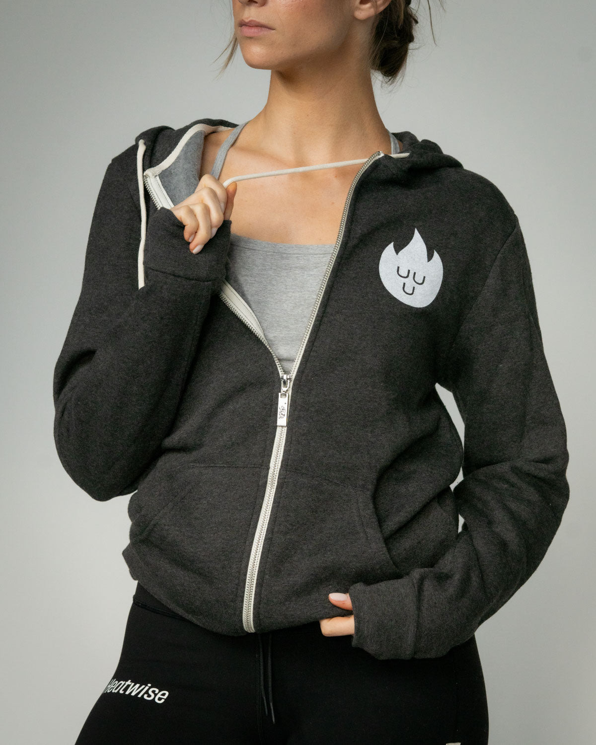 Flame Zip-Up Hoodie
